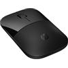 HP Z3700 Mouse Wireless, Sensore Preciso, Tecnologia LED Blue, 1200 DPI, 3 Pulsanti, Rotella Scorrimento, Ricevitore USB Wireless 2.4 GHz Incluso, Design Pratico e Confortevole, Nero