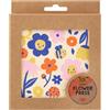 folia 23009 - Pressa per fiori pressa per fiori in legno, per bambini e adulti, 14,5 x 14,5 cm, per pressare ed essiccare piante, erbe o fiori