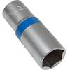 Aerzetix - Chiave a bussola Lunga Profonda - Presa esagonale 21mm - 1/2 - CrV - C2246