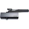 CISA 1C151003090, Chiudiporta Multiforza Professional Plus 2 Senza Arresto, EN 2-4, Nero Opaco, Largh. Porta Max 850-1100