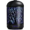 SALKING Diffusore di Aromi Oli Essenziali, Metallo Albero, Aromaterapia, con 7 Colori LED Luce Notturna