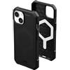 Urban Armor Gear Essential MS Case Compatibile con Apple iPhone 15 Plus [50% Materiale Riciclato, Ricarica Wireless/Carica Magnetica ottimizzata, 4,6m Protezione] Nero