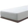 Savel - Coprimaterasso in Spugna di Cotone 100% | Impermeabile | Antiallergico | Singolo 90x200 cm