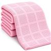 Family Bedding Coperta in cotone cellulare, per letto matrimoniale, reversibile, leggera, termica, morbida, design tradizionale, 230 x 230 cm, colore: rosa