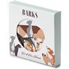 Puckator Set di 4 Sottobicchieri in Sughero - Cani - Barks Dog