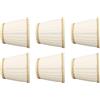 Naroote Paralumi Per Lampadari, 6 Piezas Paralume In Tessuto, Grande Trasmissione Della Luce, Paralume Per Camera Da Letto Piccola