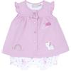 Chicco, Tutina Neonata a Maniche Corte, Pagliaccetto Neonata con Comoda Apertura con Bottoncini, in Morbido Cotone, Lavabile in Lavatrice, Abbigliamento Neonata 0-24 Mesi, Designed in Italy