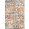 Safavieh Tappeto moderno chic per soggiorno, sala da pranzo, camera da letto, collezione Madison Collection, pelo corto, grigio e arancione, 61 x 91 cm