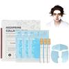Miioto Maschera Collagene Viso Coreana, 12 Pezzi Fogli di Collagene per Il Viso, Maschera Viso Collagene, Film di Fusione del Collagene,Korean Skincare Collagen Firming Mask (A)