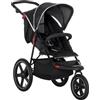 DecHome - Passeggino Leggero Pieghevole 0-36 mesi 128L x 58P x 106Acm Nero