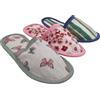 Primo Calzature Ottime Pianelle Made in Italy Ciabatte Uomo Donna Super Leggere Pattine Ospiti in Cotone Pantofole Traspiranti per Viaggi Hotel e Bagno Produzione 100% Artigianale (Kit Donna, 40)