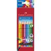 Faber-Castell - Matite colorate Astuccio da 10 pezzi. 10er radierbar multicolore