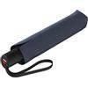 Knirps Ombrello tascabile A.200 Medium Duomatic - compatto e resistente alle intemperie - Canale del vento testato - Navy Blu