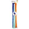 folia 778191 - Filo di ciniglia Space Universe, scovolini per Bambini e Adulti, 100 Pezzi Assortiti in 10 Colori, Diametro 8 mm e Lunghezza 50 cm