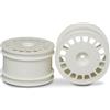 TAMIYA 300053881 - Cerchioni per Passeggino, DF-03, 62/35, 2 Pezzi, Colore: Bianco