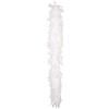 Boland 52612 - Boa di piume, accessorio bianco, sciarpa, anni '20, The great Gatsby, Charleston, travestimento, festa a tema, carnevale