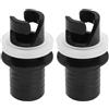 EMSea 2 Pezzi Adattatore Tubo Flessibile valvole Barche gonfiabili Adattatore Pompa SUP tavola Surf Connettore valvola dell'Aria Kayak a Tenuta stagna Compatibile con valvola HR Kayak