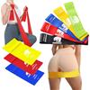 BBGuards Set di 5 Bande Elastiche Fitness e 3 Fasce Elastica per Palestra (180cm) ideali per pilates, Yoga. Set di elastici fitness donna e uomo resistenti e durabili per allenamento glutei e gambe (Latex)