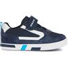 Geox B Kilwi Boy B, Scarpe da Ginnastica Bimbo 0-24, Navy White, 21 EU