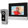 HFeng Videocitofono da 7 pollici chiaro Sistema di videocitofono Unità campanello per Home Video Campanello per porte Telecamera Visione notturna Max a 100 metri