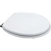 Arredobagnoecucine Coprivaso copriwater sedile tavoletta wc legno in mdf, Universale, colore bianco