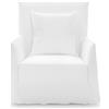 GERVASONI poltrona GHOST 04 - GHOST04-CAT.B-LINO-BIANCO