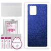 apgo BACK SKIN Film Pellicola protettiva Protezione Posteriore per Samsung Galaxy S10 Lite, skin sticker film foil vinyl Blu Honeycomb