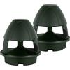 McGrey Coppia WPL-660GN BT 360° Altoparlanti per Esterni - Cassa Attiva per Il Giardino a 2 Vie - Portata Bluetooth: Circa 10 Metri - IP56, Resistente ai Raggi UV e Impermeabile - Verde