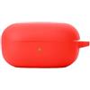 FTRONGRT Auricolare Bluetooth in Silicone Cover per Samsung Galaxy Buds FE Cover, Antiurto, Custodia da Trasporto Compatibile Samsung Galaxy Buds FE Auricolare Bluetooth.Rosso