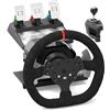ISHEEP Gaming Steering Wheel with Pedals and Shifter - Force Feedback Racing Wheel,4 Paddle Shifters, 270°&900°, Tool App - PC Steering Wheel, Steering Wheel for PC, PS4, Xbox One, Xbox Series X/S