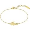 Lacoste Orecchini a perno da donna Collezione CROCODILE disponibile in Yellow Gold Taglia unica