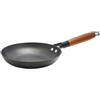 Lätt Home - Padella in Ghisa Antiadente 20 cm di Diametro - Adatta per Induzione, Vetroceramica, Gas, Forno, Griglia e Lavastoviglie - Manico Removibile in Legno di Acacia - Senza PFOA e PTFE