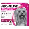 FRONTLINE Triact, 3 Pipette, Cane XS (2-5Kg), Antiparassitario per Cani e Cuccioli di Lunga Durata, Protegge il Cane da Pulci, Zecche, Zanzare, Pappataci e Leishmaniosi, Antipulci 3 Pipette