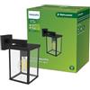 Philips LED Bellini Lampada da Parete per Esterni, Quadrata, Lampadina non Inclusa, 25W, IP44, Nero