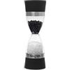 Salter 7611 BKXRUP - macina pepe e sale meccanico 2 in 1, macina spezie doppio, macinatura regolabile da fine a grossolana, ceramica, manuale, compatto