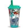 Puckator - Bicchierone Infrangibile con Cannuccia - Animali - Zooniverse