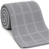 Family Bedding Coperta cellulare grigia per letto king size, in cotone, per letto grande, reversibile, leggera, termica, morbida, tradizionale (230 x 260 cm)