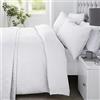 Serene - Gianna - Set copripiumino Pinsonic - Letto Super King Size in Bianco