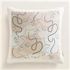 ROOM99 Be My Art - Federa decorativa per cuscino, 40 x 40 cm, per camera da letto, soggiorno, crema, Sensuelle