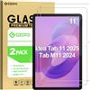 GOZOPO Pellicola Protettiva per Lenovo Tab M11 2024 / Idea Tab 2025 11 Pollici, HD chiaro, Durezza 9H, Senza Bolle [2-Pezzi]