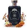 Melia Cosmetica DUNE Eau de Parfum - Melia Parfum - Profumo donna uomo - Pregiato, Artistico, Orientale con Vaniglia Cacao, Legnoso, Spezie - 100ml