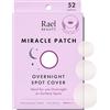 Rael Miracle Notte Patch Brufoli - Idrocolloide Pimple Patches, Cerotti Brufoli Viso, Anti Acne, Adesivo Extra, 3 Taglie (52 Pezzi)