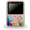 DUTTY Game boy, console di gioco portatile, console di gioco con schermo a colori 500 in 1, 500 giochi classici interessanti (rosa-s5)