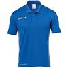uhlsport Bambini Score Polo Shirt Magliette, Bambini, Score Polo Shirt, Azzurro/Bianco, 152