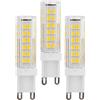 WANGPEI Lampadine LED G9 9W,Lampada Alogena Equivalente a 90W Bianco Caldo 3000K 900LM Angolo del Fascio di 360 ° Non Dimmerabile Lampada a Risparmio Energetico G9(Confezione da 3)