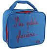 Cao Bleu - Borsa termica per bambino, 21,5 x 18 x 8,5 cm, 600D/PU 210D, poliestere e EVA 0,15 mm, schiuma PE 3 mm di spessore, unisex, 5 x 18 x 8,5 cm