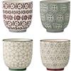 Bloomingville Set da 4 tazze Karine Karine