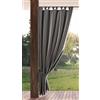 Eurofirany GARDEN Tenda de Esterni con Passanti - 1 Pezzo. Tende impermeabili per Terazze, Tenda per Gazebo Pergolata Patio Balcone, Protezione Solare e Privacy, 155x200 cm, Grigio Scuro