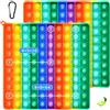 Dereine Push Bubble Sensoriale Giocattolo, Pop It, Pop Its Fidget Toy, Popit XXL Toys, Push Bubble Antistress, Moltiplicazione educativa e giocattoli Adatto per la Scuola Adulti e Bambini
