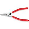KNIPEX Pinza per anelli di sicurezza per anelli di sicurezza esterni su alberi cromata rivestiti in resina sintetica 140 mm, 46 13 A1